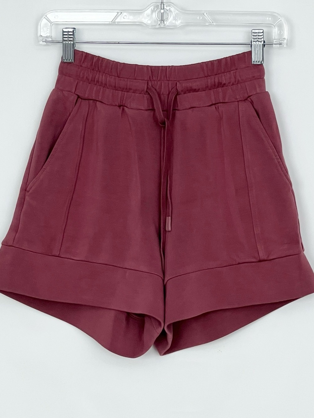 Varley Atrium High-Rise DoubleSoft Shorts Rich Raspberry XXS